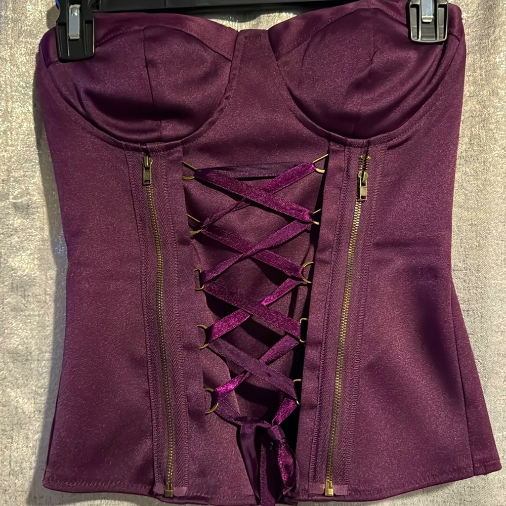Corset plum color